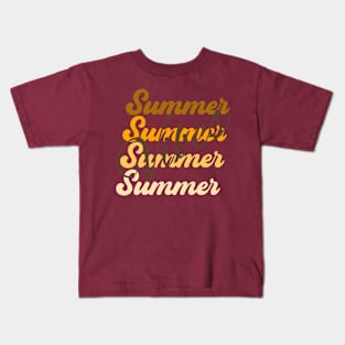 Summer vibes design Kids T-Shirt